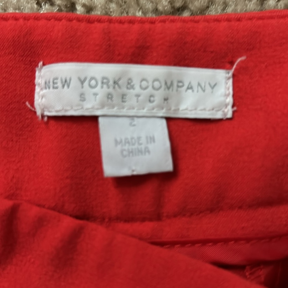 Red slacks - Picture 2 of 2